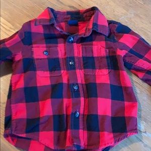 Baby gap boys flannel shirt